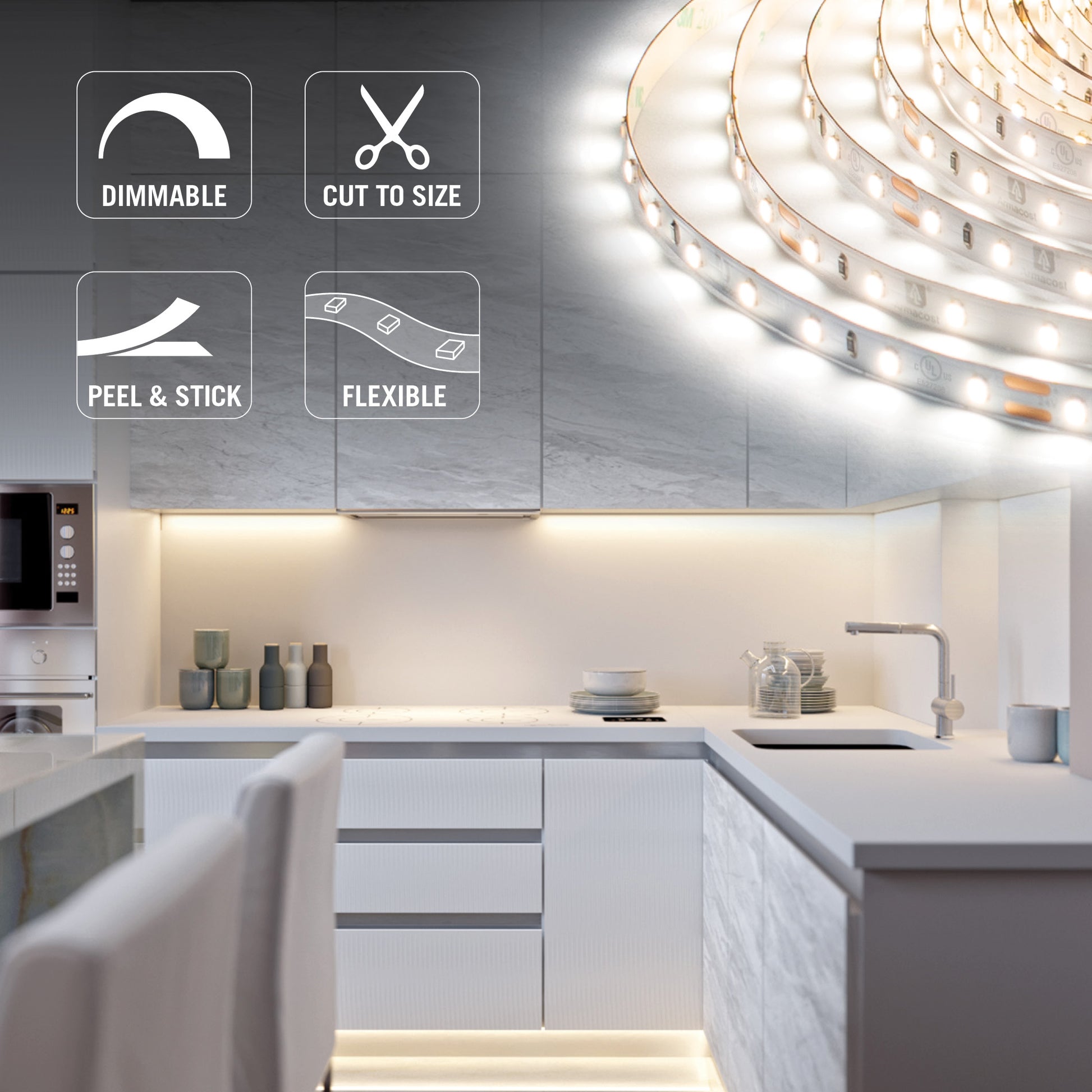 60 LED/m (239 lm/ft)