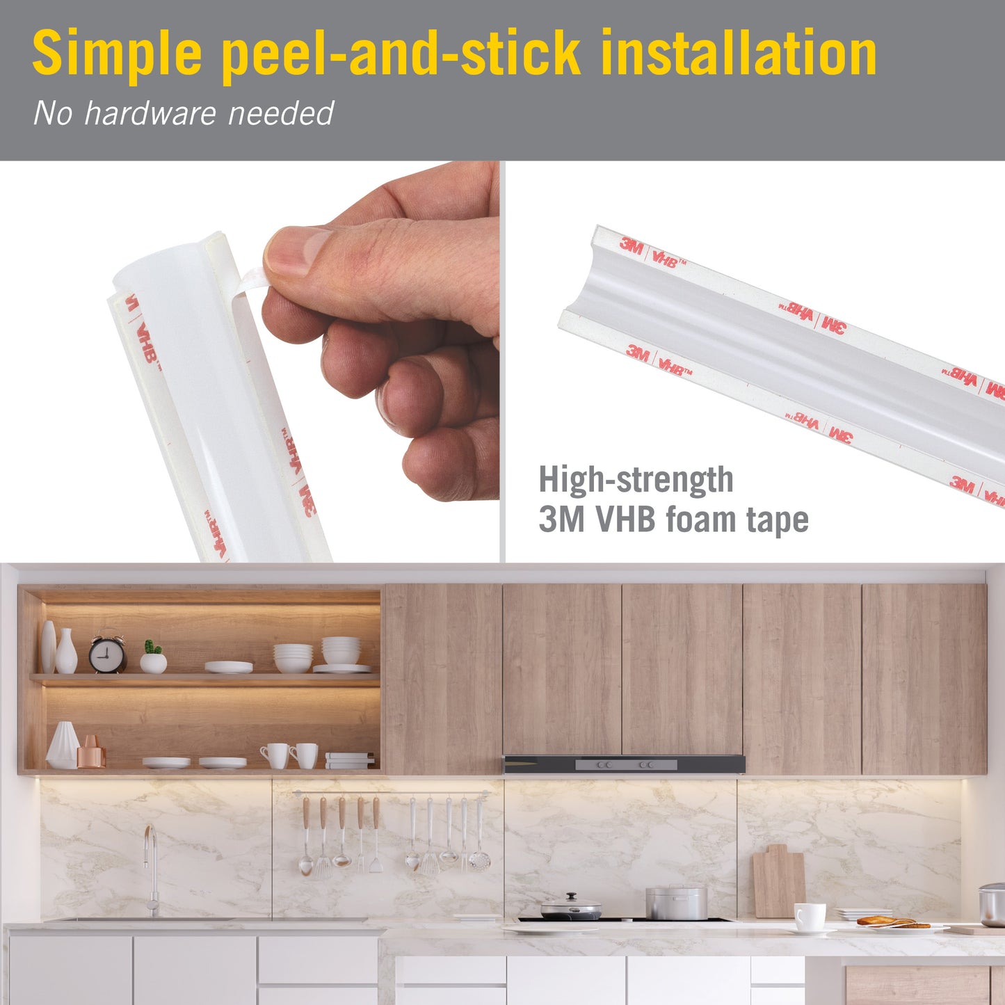 Self Adhesive LED Strip Light Diffuser