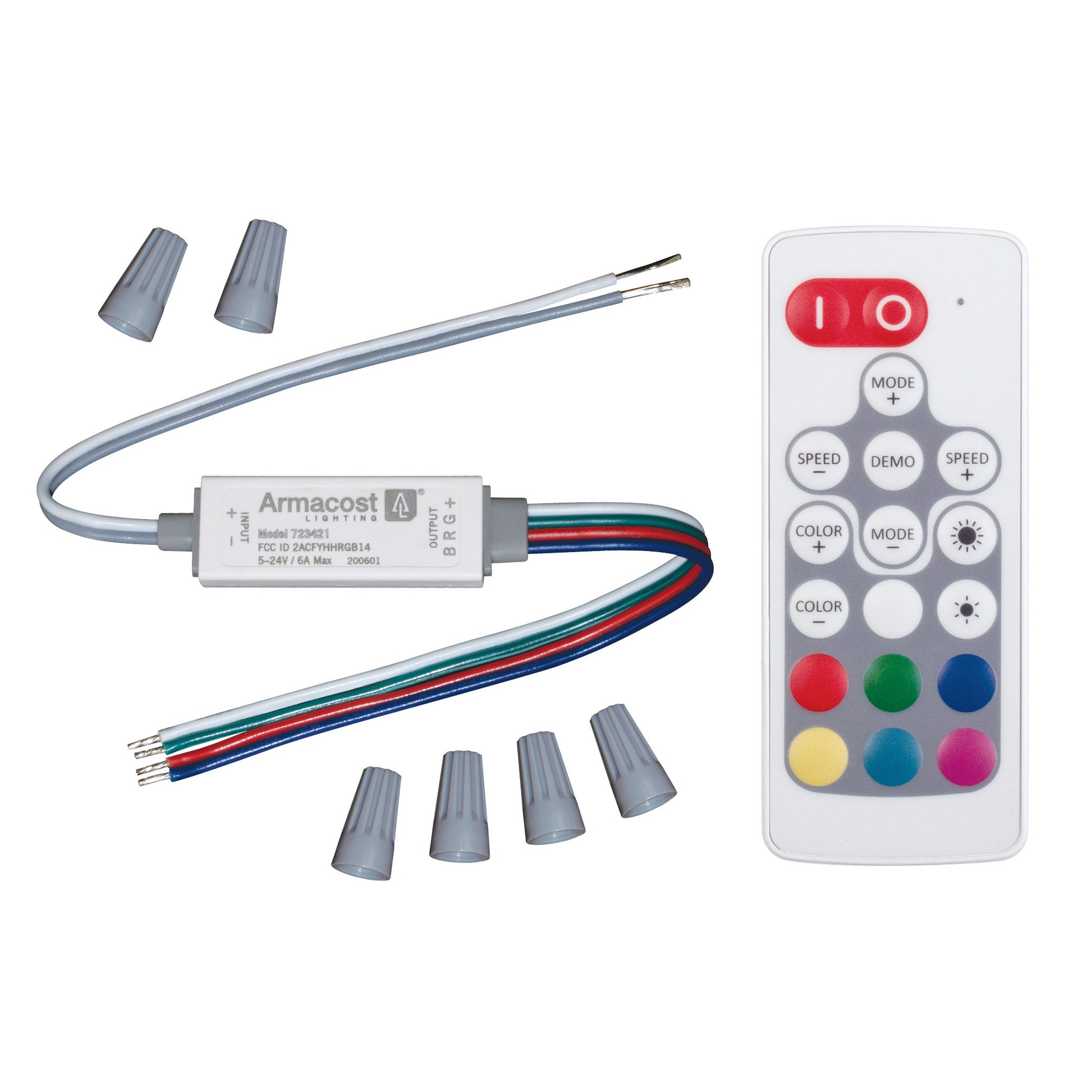 Slimline Multicolor RGB LED Strip Light Controller