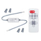 Slimline White Single Color LED Strip Light Controller
