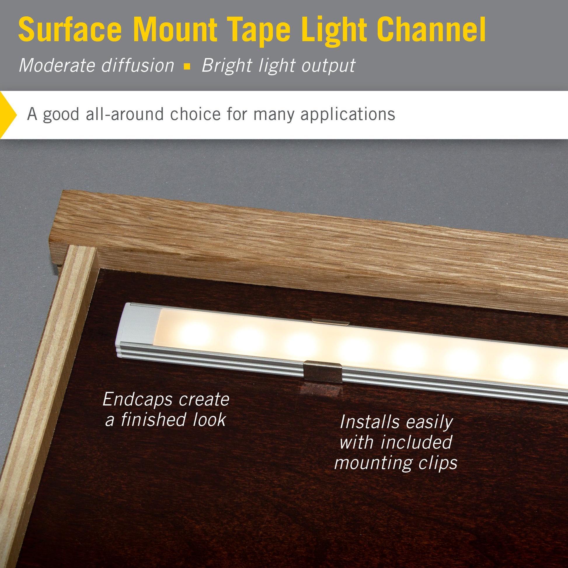 Surface Mount in Black