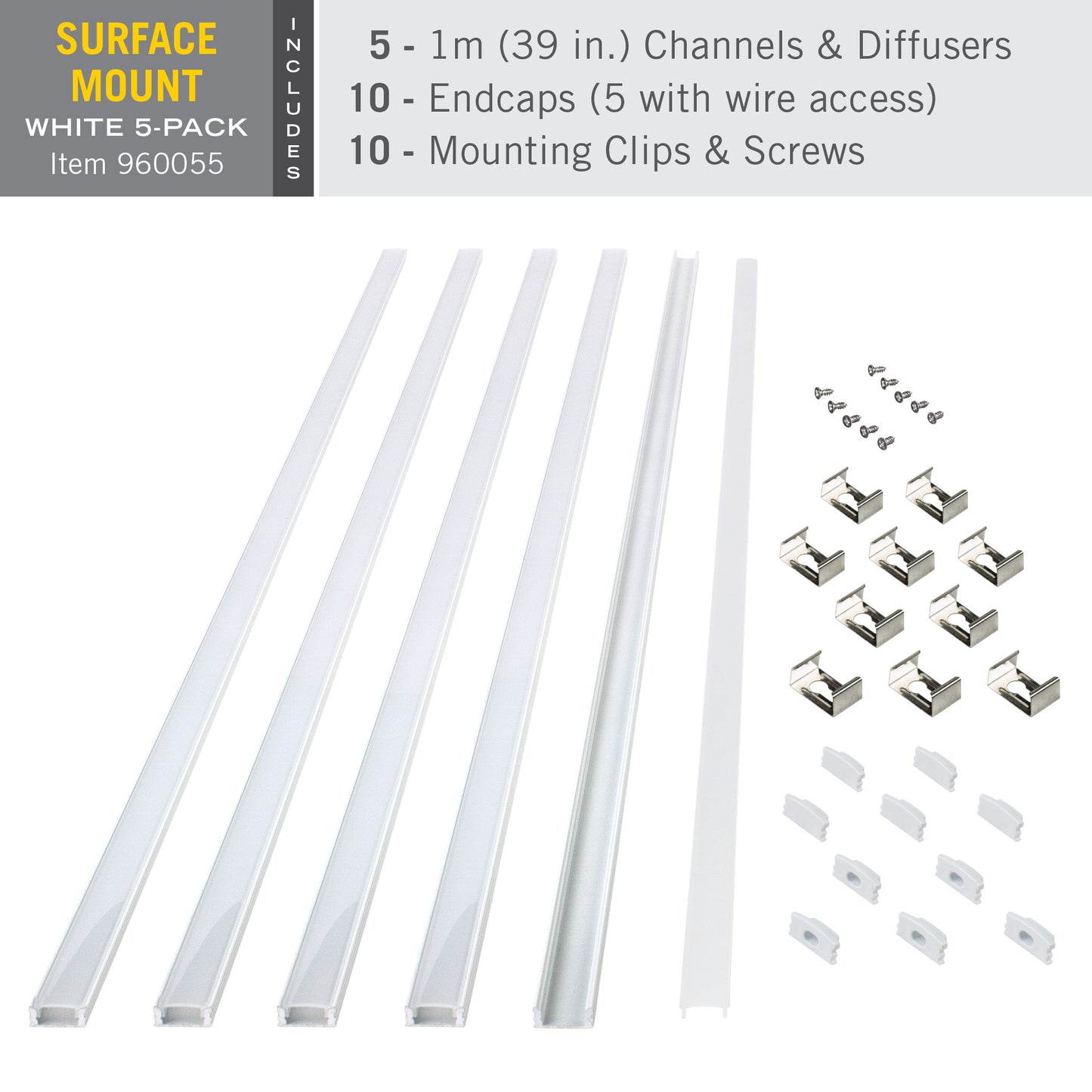 Surface Mount in White