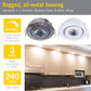 Swivel Recessed Under Cabinet LED Puck Light