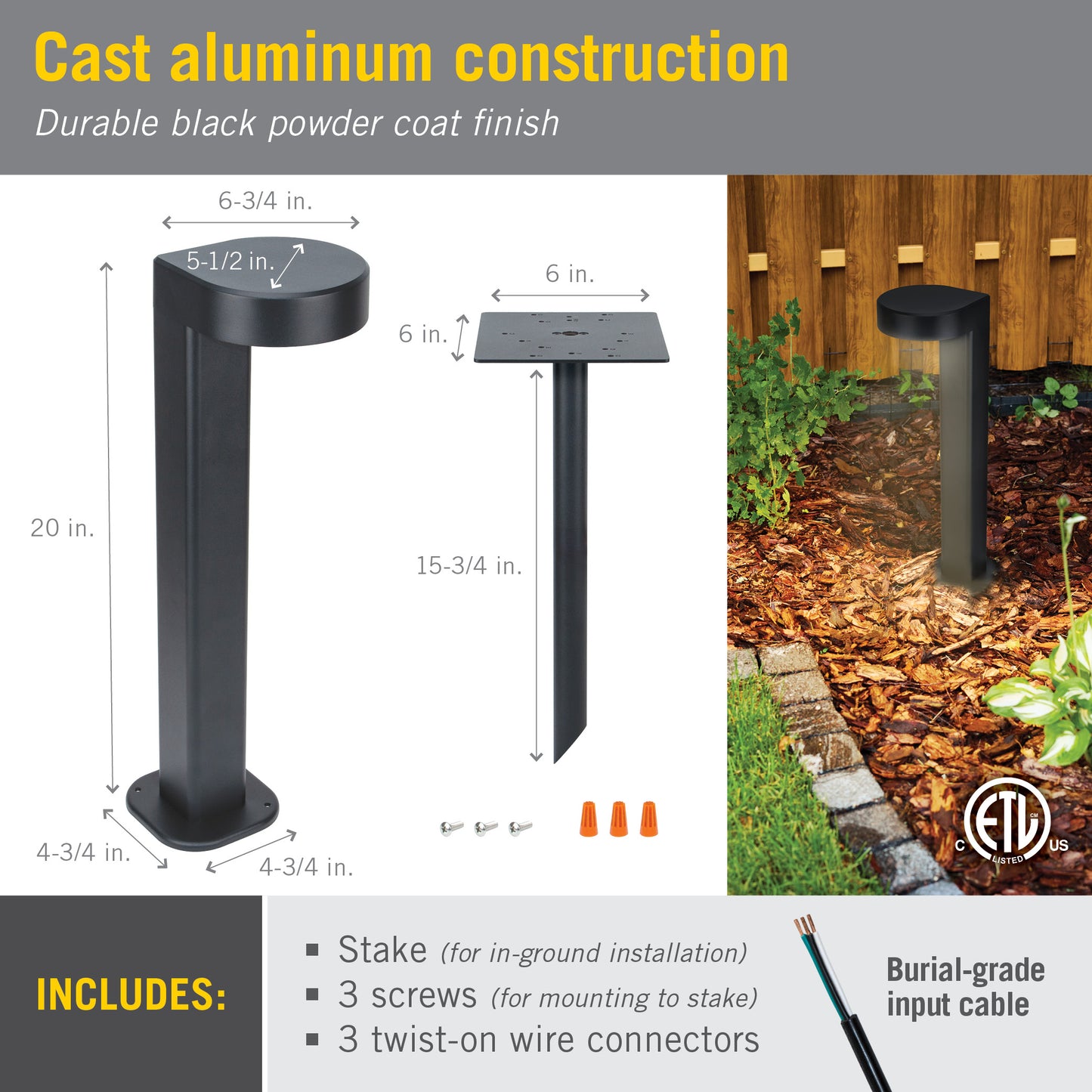 Teardrop Pathway LED Landscape Light