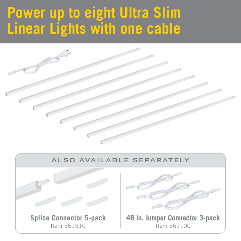 Linear Light Extensions Ultra Slim Linear LED Light Accessories – Armacost Lighting