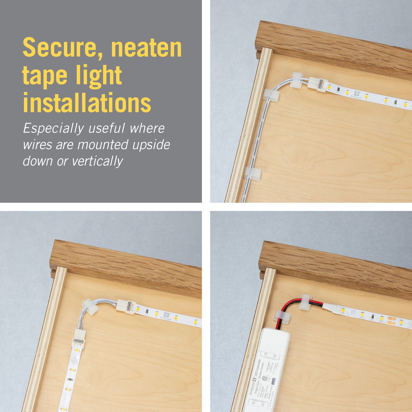 Wire Support Clips for LED Strip Lights