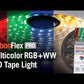 6 Pin RGB+WW LED Strip Light 6 in Tape to Tape Connector