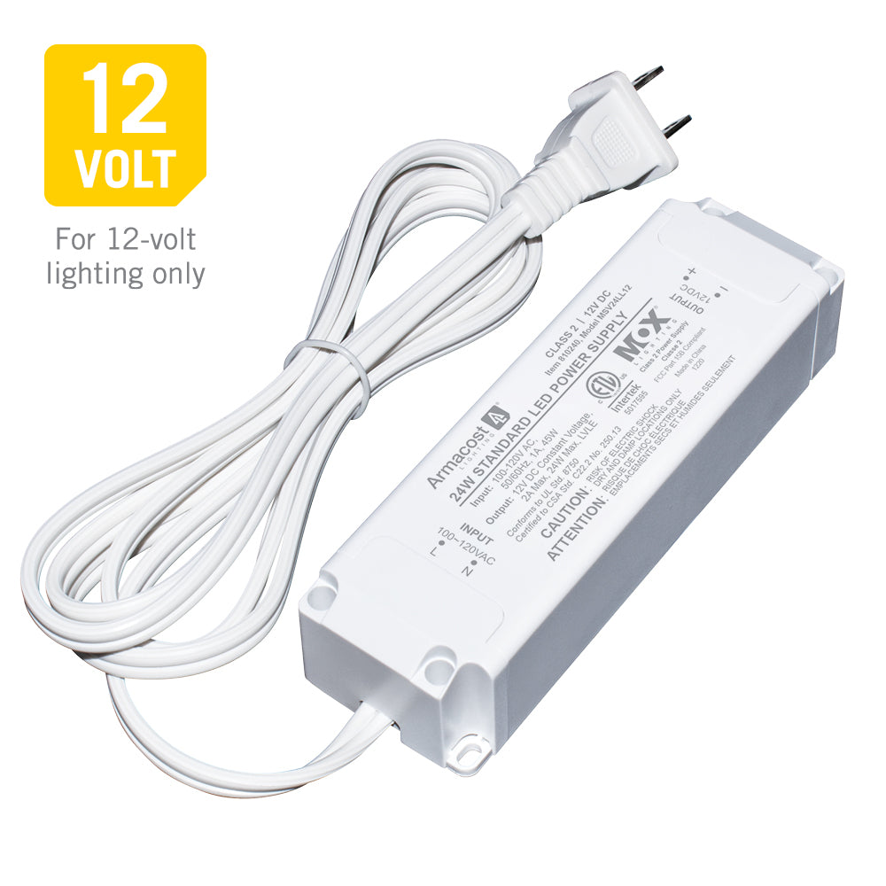 Transformateur LED 45W 12 Volts DC.