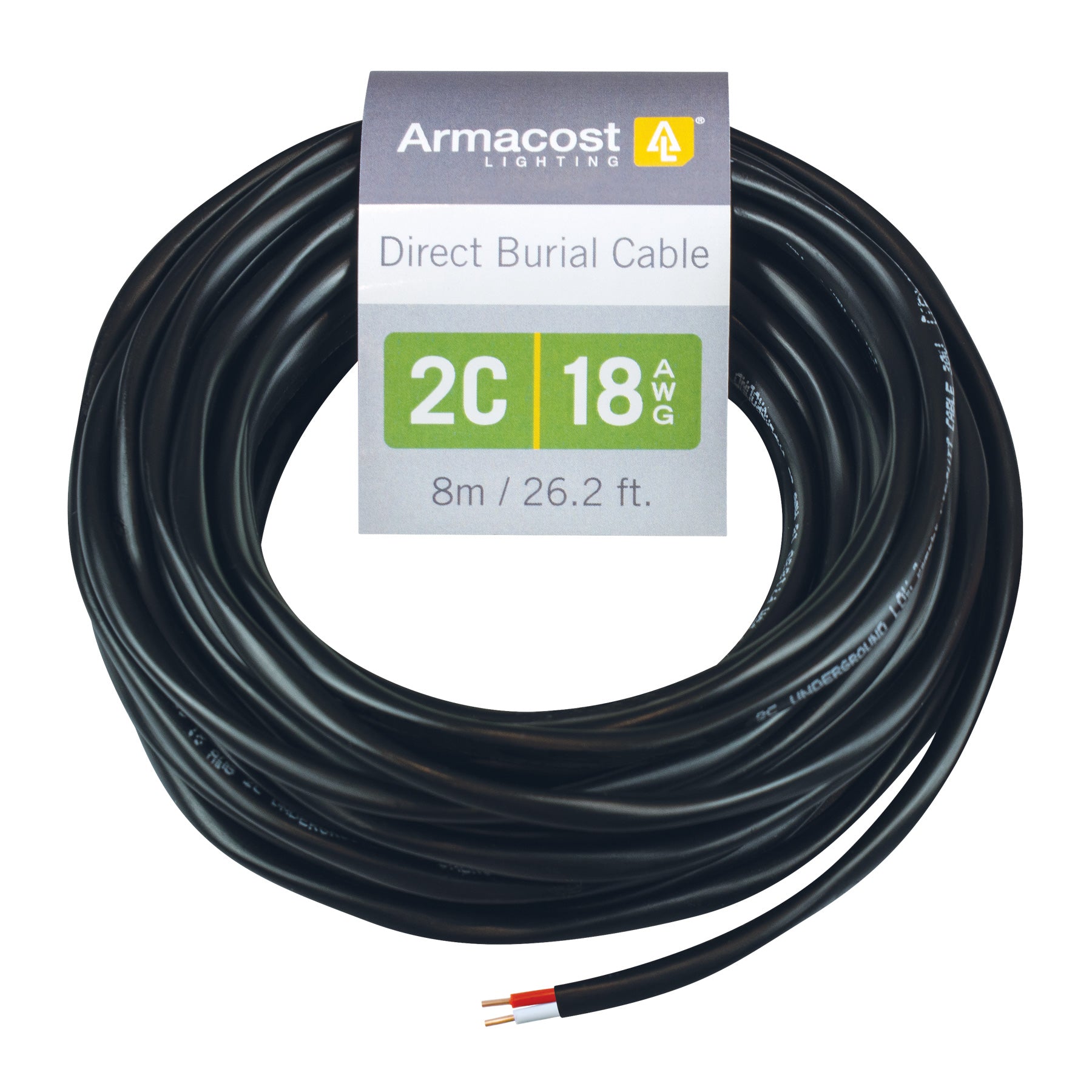 2C 18AWG Direct Burial Cable LED Strip Light Wiring