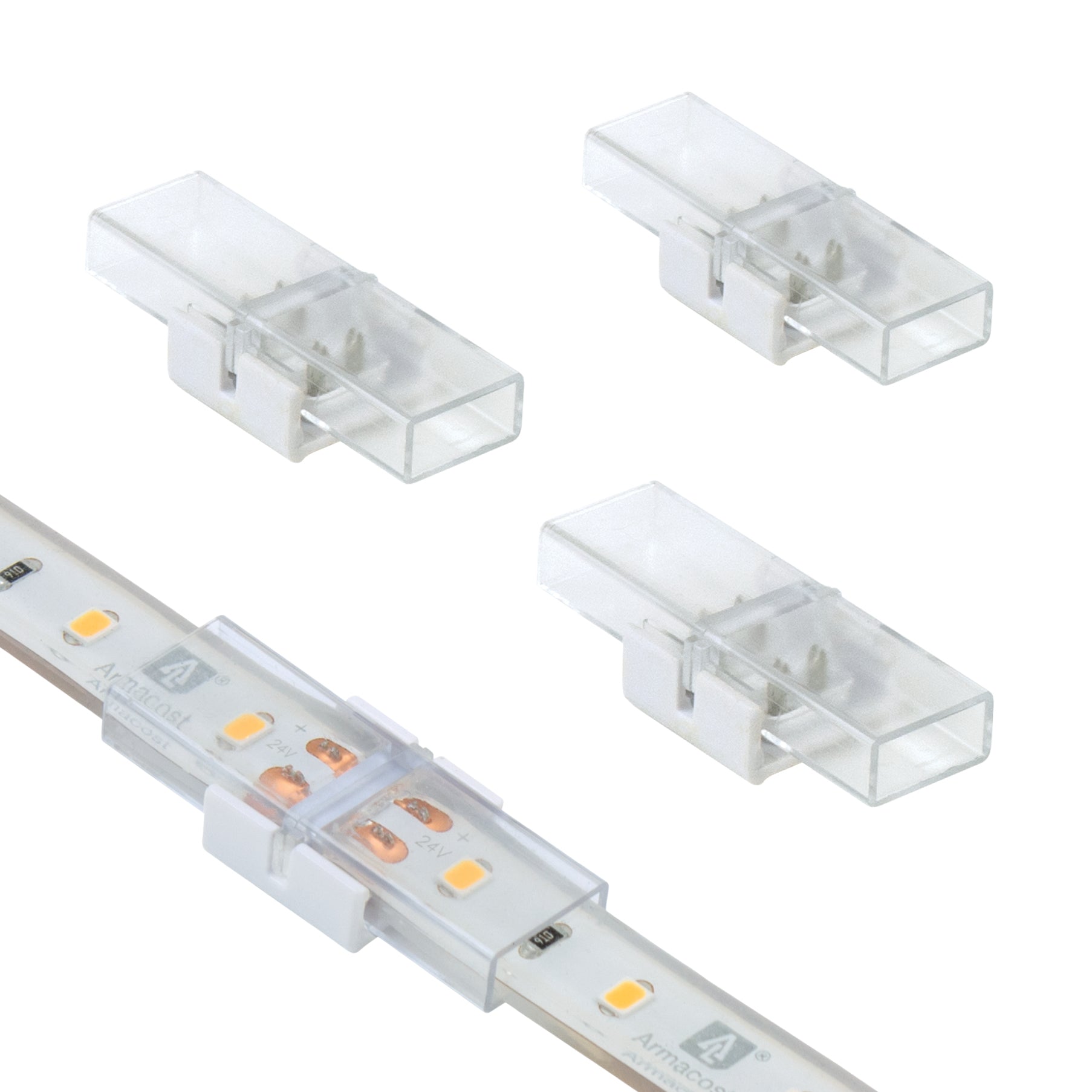 2 Pin IP67 Outdoor LED Strip Light Tape to Tape Splice Connector