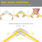 2 Pin LED Strip Light COB Corner Connector