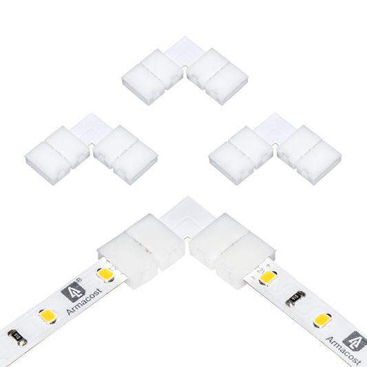 SureLock Pro 2 Pin LED Strip Light Tape to Tape Corner Connectors