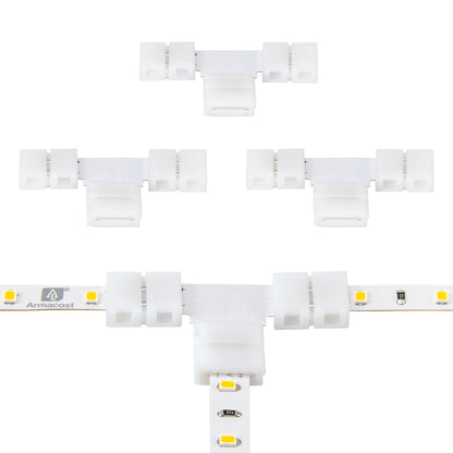 SureLock Pro 2 Pin LED Strip Light Tape to Tape T Connector