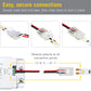 6 Pack 2 Pin LED Strip Light Wire to Tape Connectors