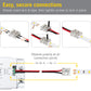 2 Pin LED Strip Light Screw Tape to Wire Connector