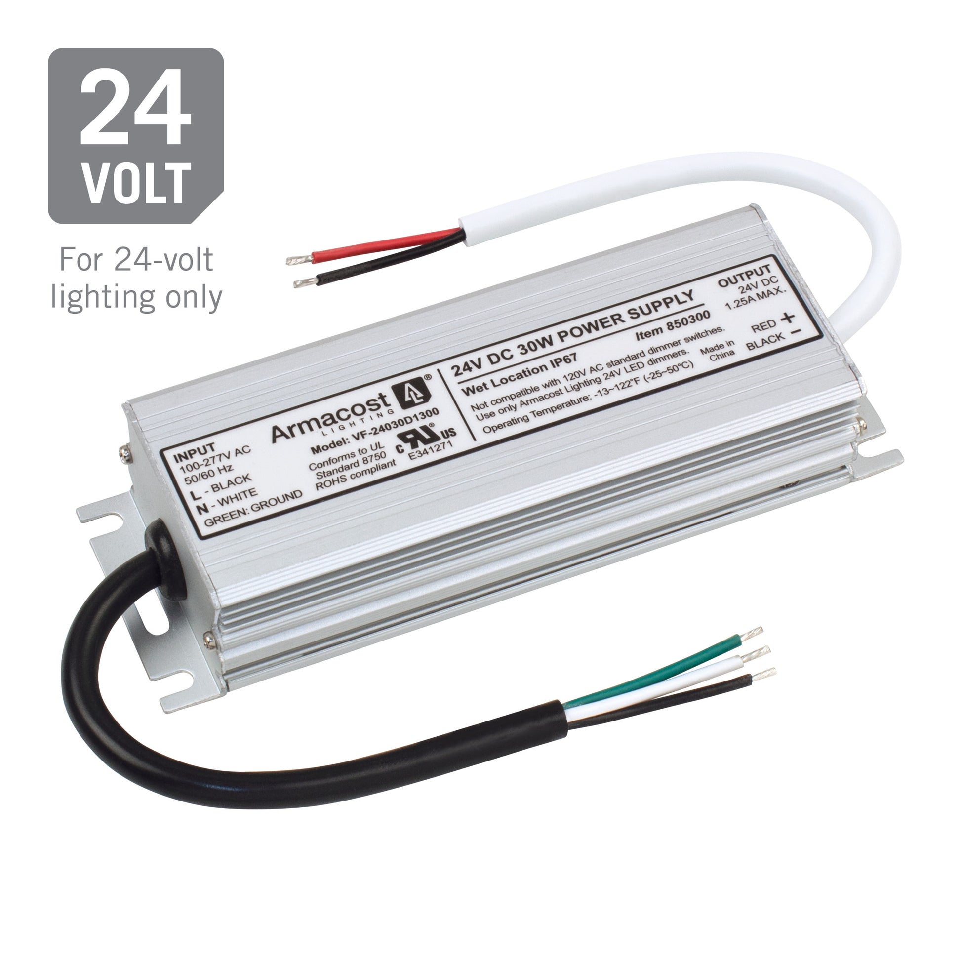Standard Indoor/Outdoor LED Driver 24V DC – Armacost Lighting