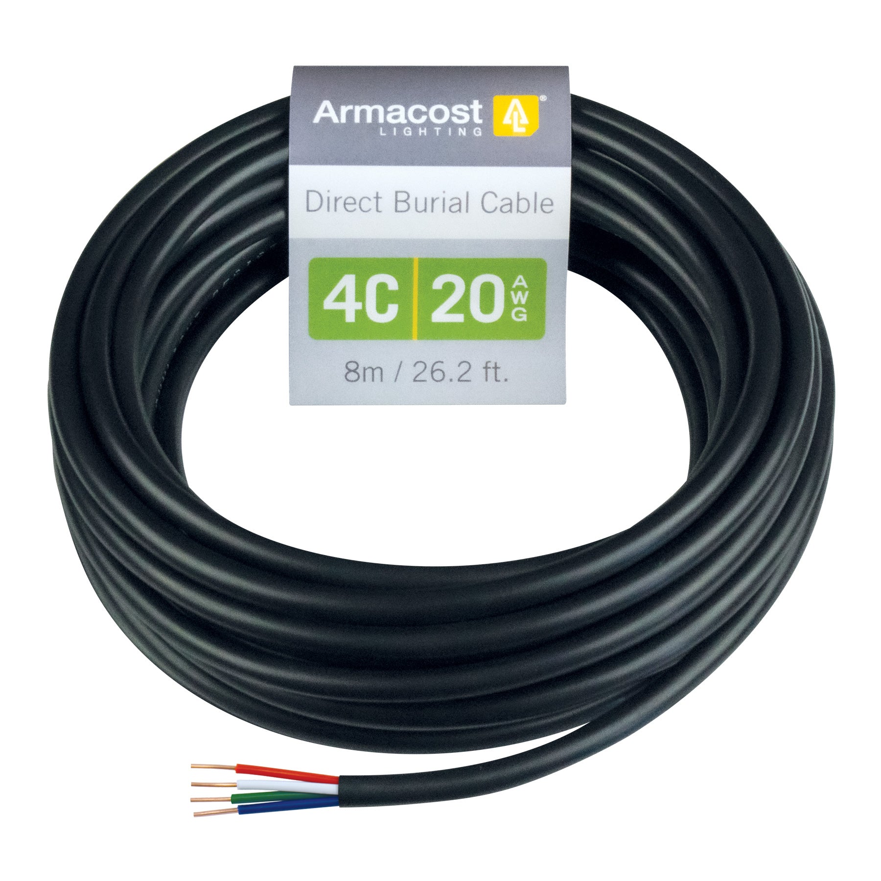 4C 20AWG Direct Burial Cable LED Strip Light Wiring