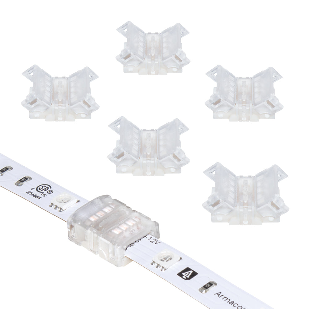 WireGrip 4 Pin RGB LED Strip Light Tape to Tape Splice Connector