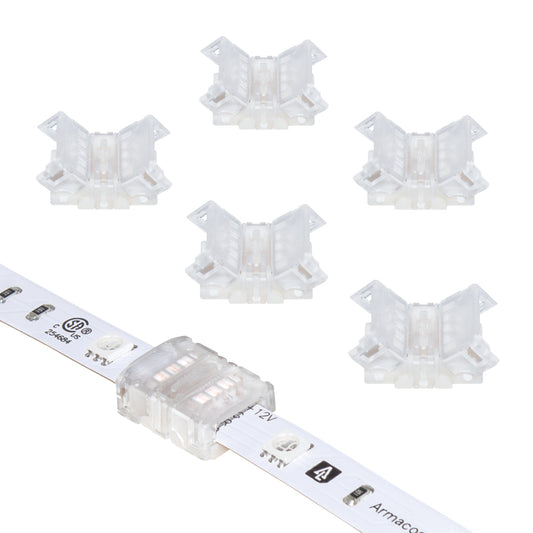 WireGrip 4 Pin RGB LED Strip Light Tape to Tape Splice Connector