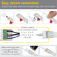 5 Pin IP67 Outdoor LED Strip Light RGB+W 12 in Wire Lead Connector