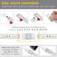 5 Pin IP67 Outdoor LED Strip Light RGB+W Tape to Tape Splice Connector