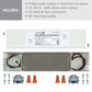 60W Dimmable LED Driver with Enclosure 24 Volt DC