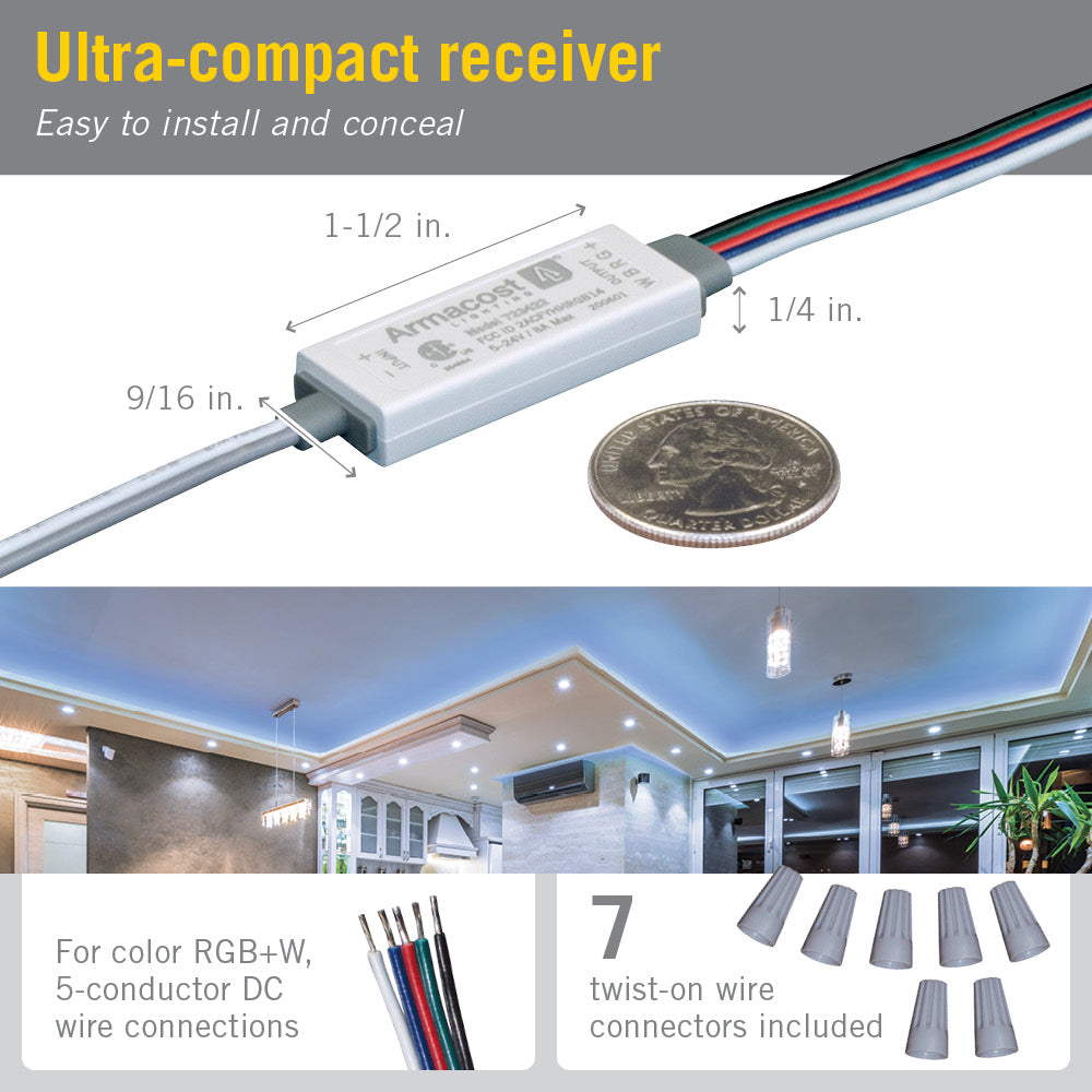 Slimline RGB+W LED Controller – Armacost Lighting