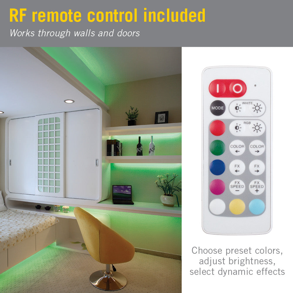 Wireless RGB LED Light Controller with Remote