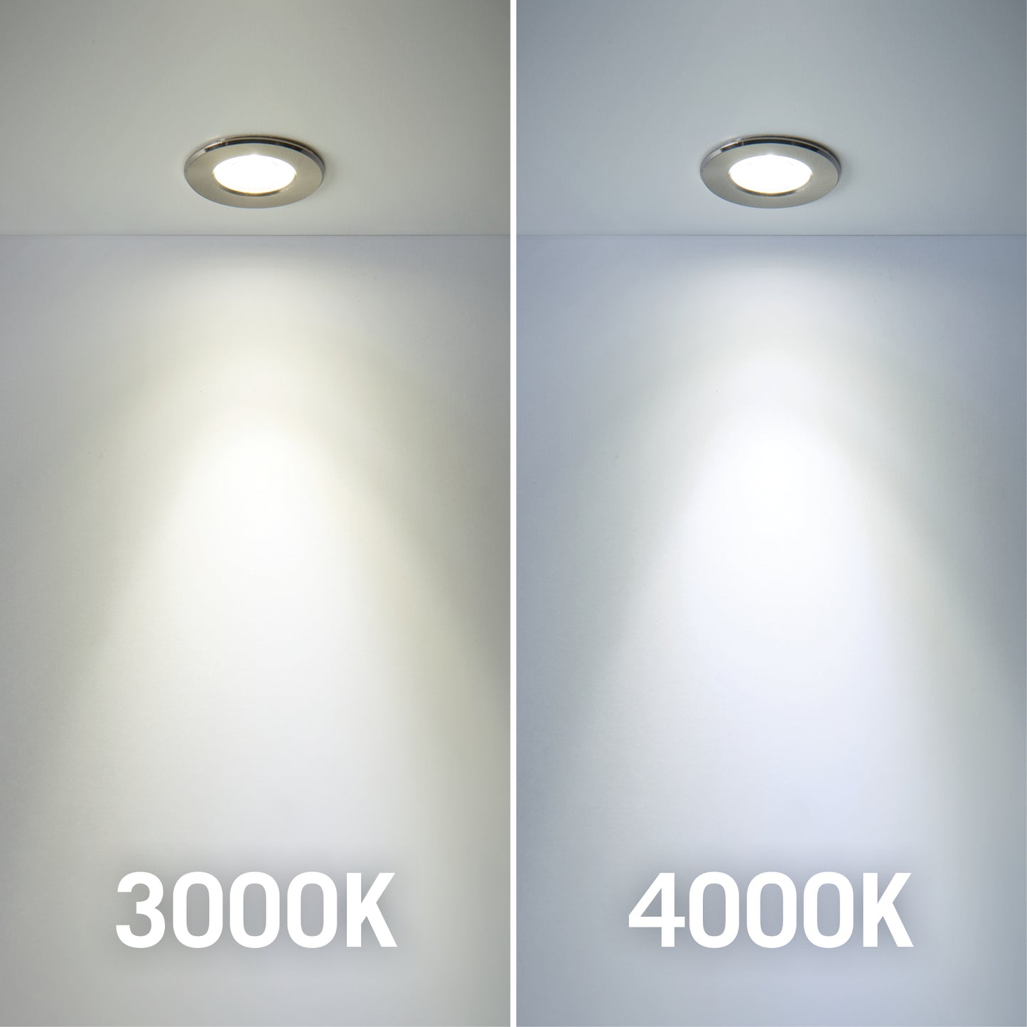 White Mini Indoor Outdoor Recessed LED Light