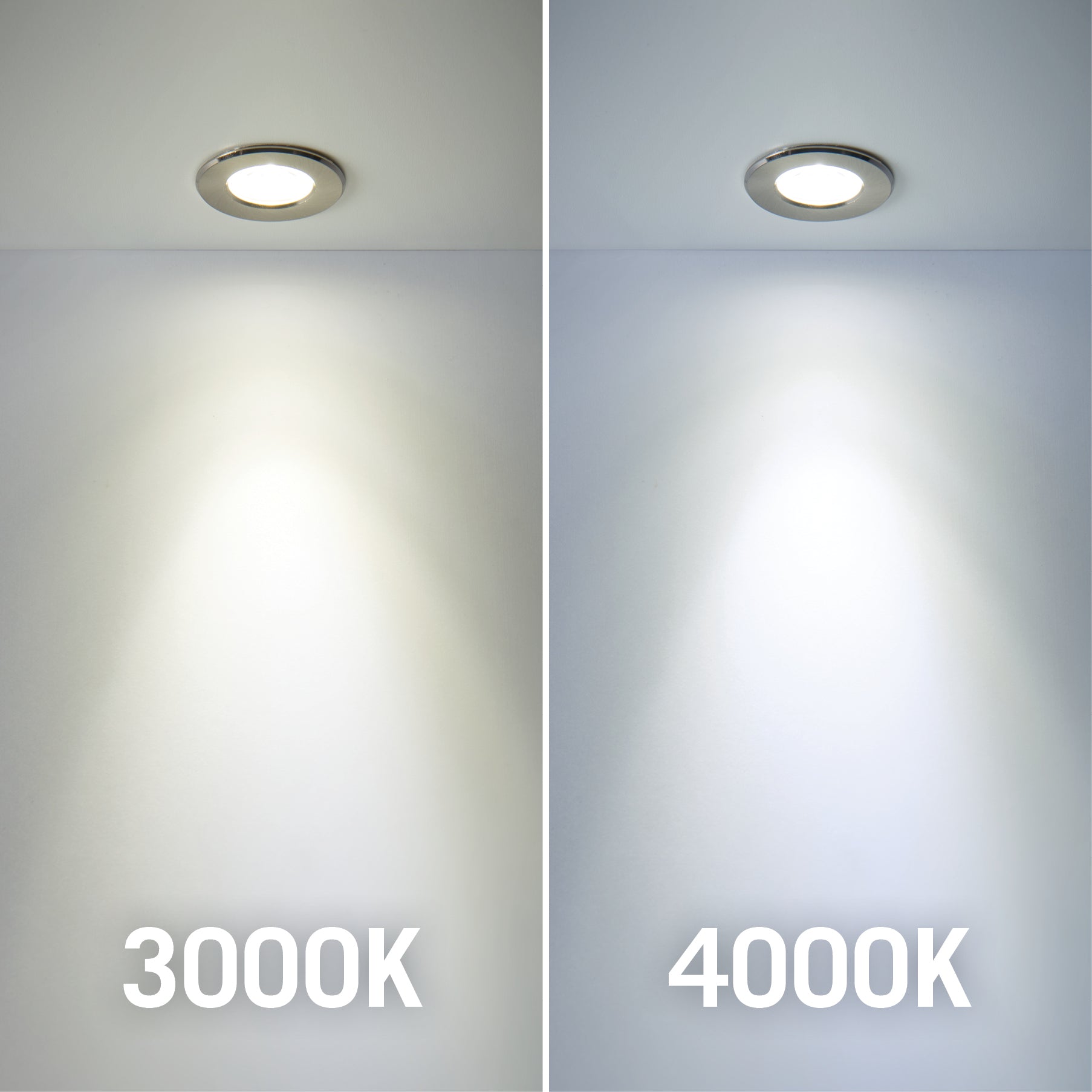 White Mini Indoor Outdoor Recessed LED Light