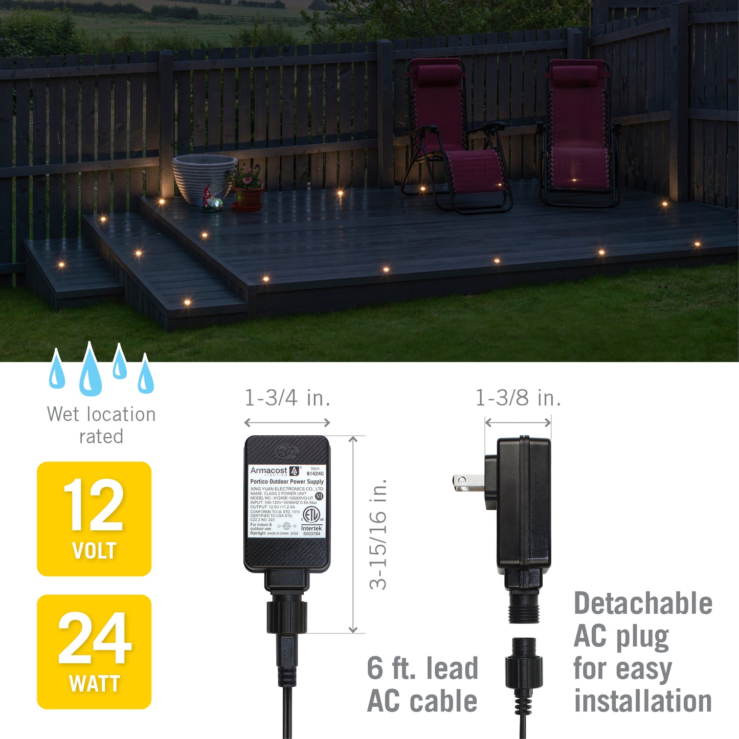 Portico Outdoor LED Driver 12 Volt