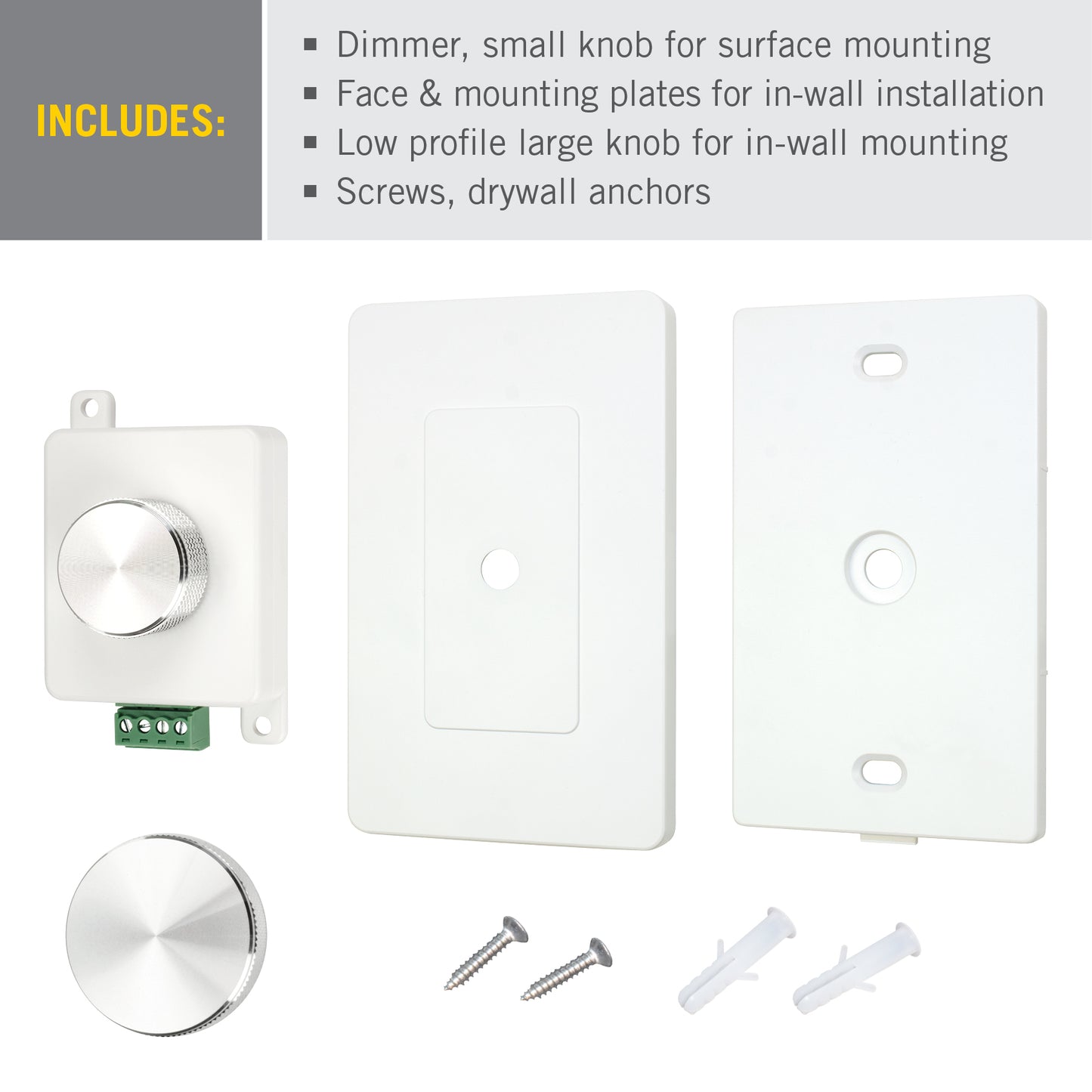 Armacost Lighting Rotary Knob LED Dimmer 511123 - The Home Depot