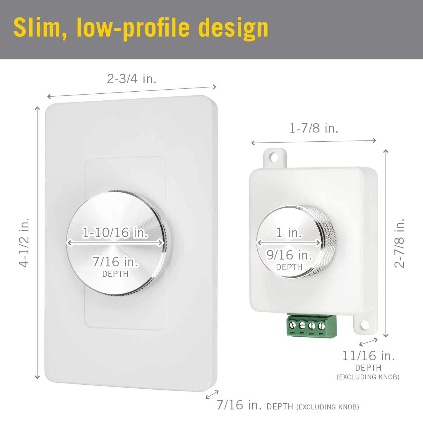 ProLine Rotary Knob LED Strip Light Dimmer