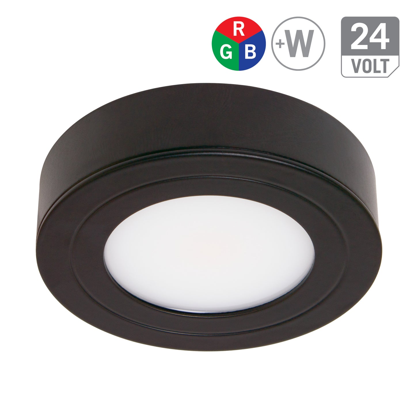 PureVue RGB+W Under Cabinet LED Puck Light