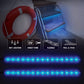 18 inch Blue Waterproof LED Strip Light Tape