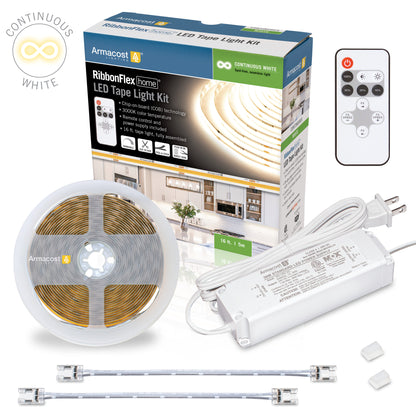24 Volt Continuous (COB) LED Strip Light Kit