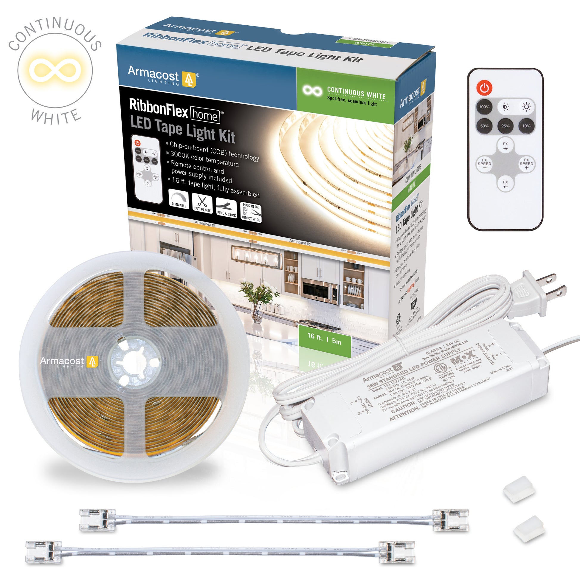 24V Continuous LED Strip Light Kit – Armacost Lighting