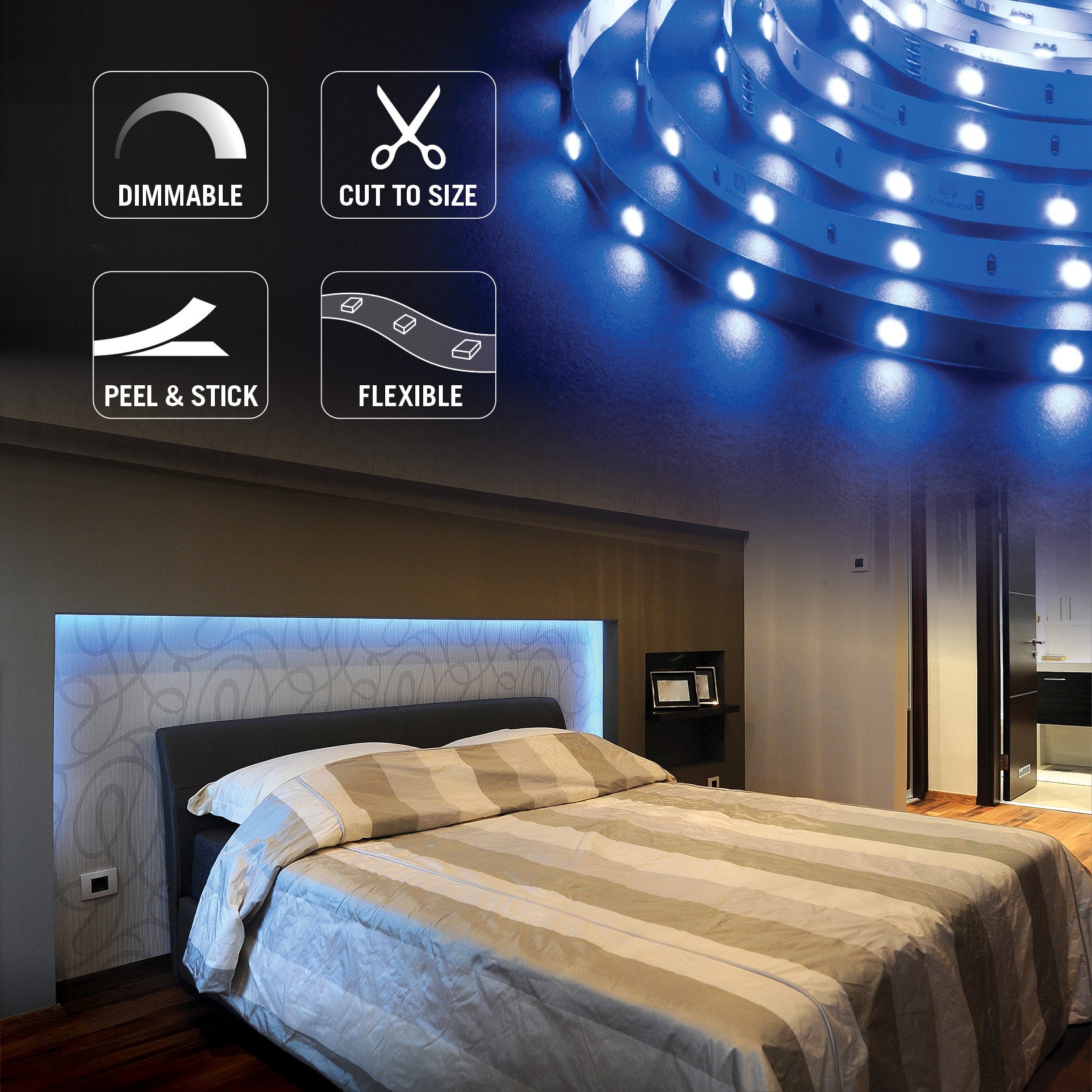 24 Volt RGB LED Strip Light Tape 30