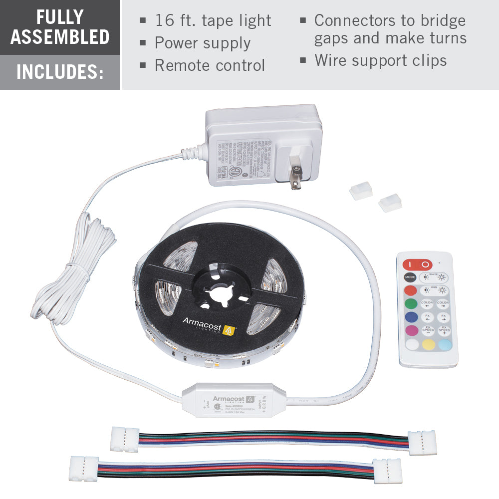 5m LED Strip Light Kit - RGB