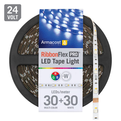 24 Volt RGBPlusW LED Strip Light Tape