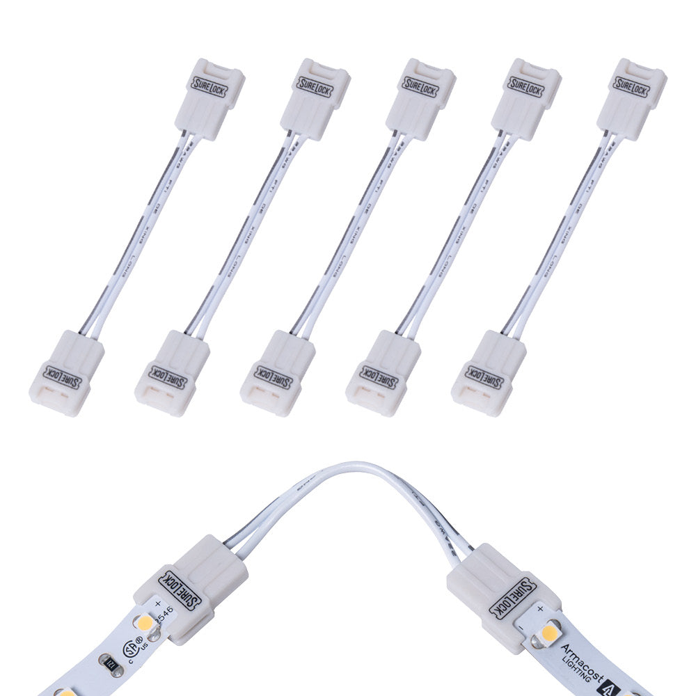 SureLock 2 Pin LED Strip Light Corner Connector