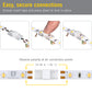 SureLock Pro 2 Pin LED Strip Light Tape to Tape Channel Connector