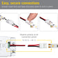 SureLock Pro 2 Pin LED Strip Light Tape to Wire Channel Connector