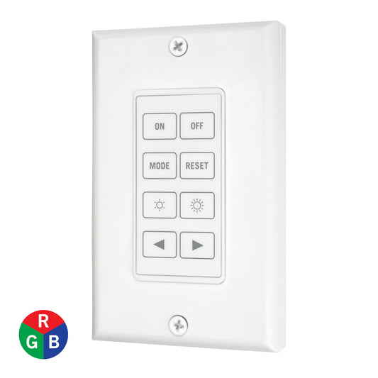 Wireless Wall Mount Touchpad RGB LED Dimmers