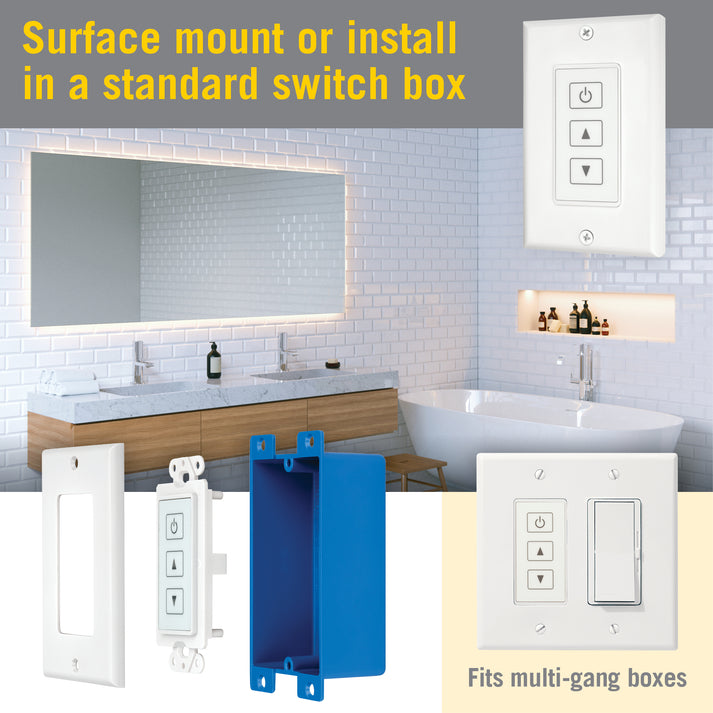 Led Touch Pad Wireless Touchpad for White LED Dimmers – Armacost Lighting