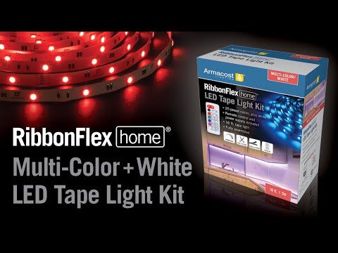 RibbonFlex Home 24V RGBW Multicolor LED Strip Light Kit
