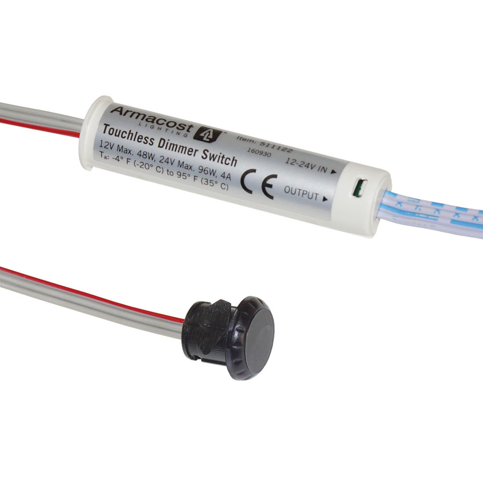 Sensore Interruttore Touch Dimmerabile Per Strip Led Armadi Mobili Sensori Da Incasso Per Luci Con Alimentatore 12v 24v 60 Watt 80593482 - Foto 2