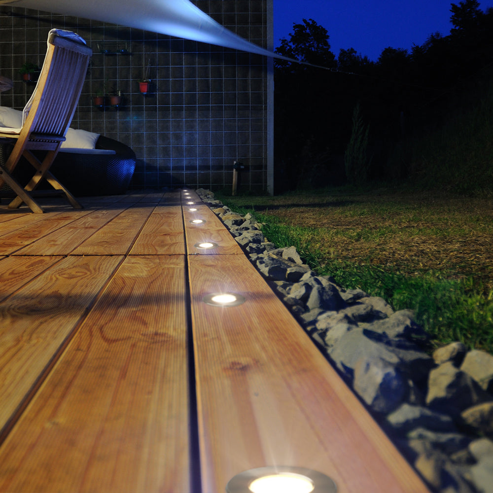 Details about   1-100x WIFI/Bluetooth Controller RGB LED Deck Step Plinth Outdoor Recessed Light 